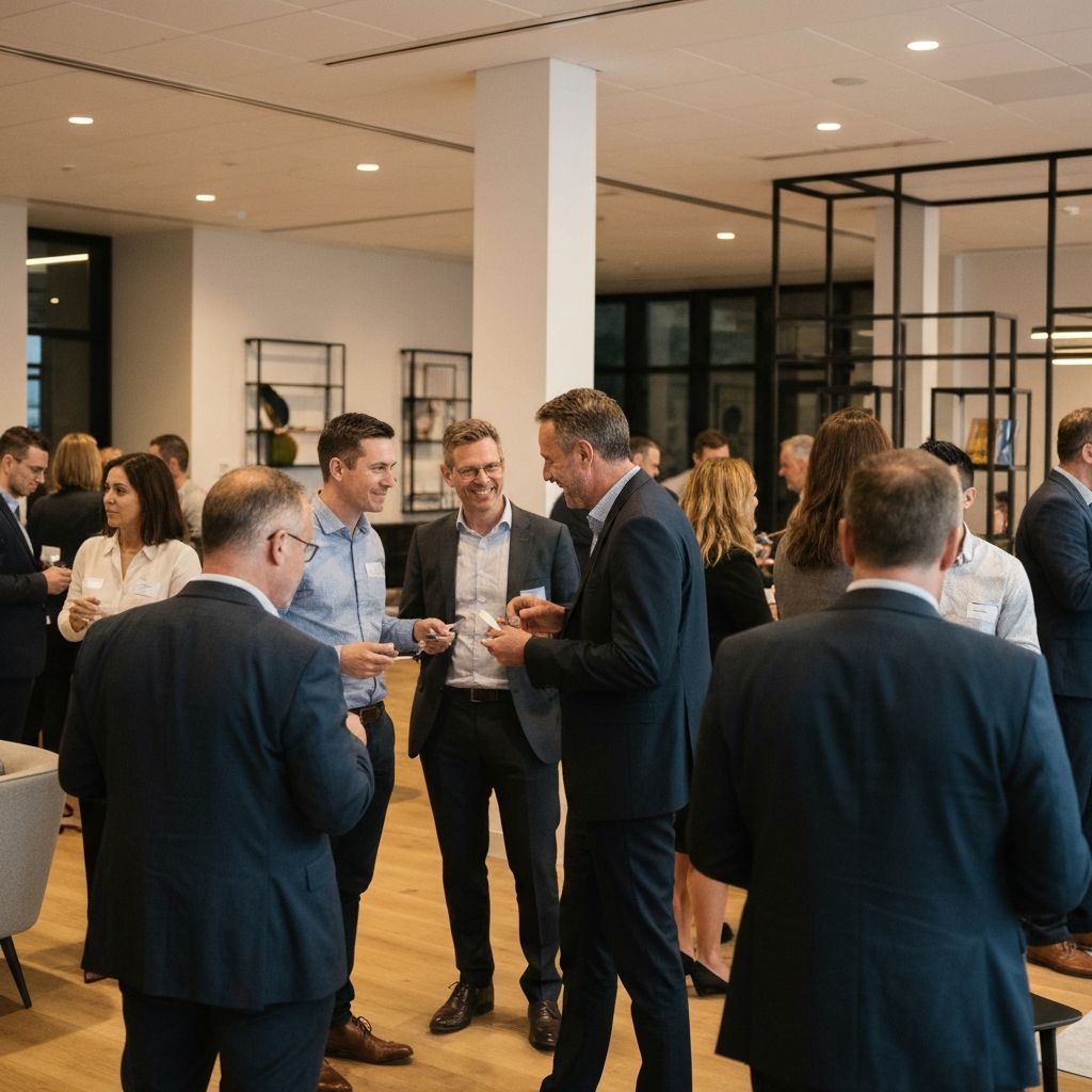 Professional networking event